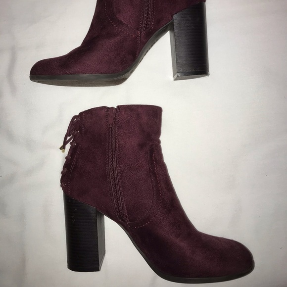 faux suede booties - Picture 4 of 8